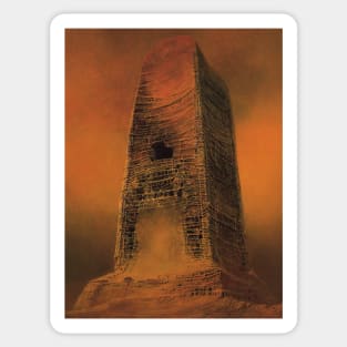 zdzislaw beksinski Sticker